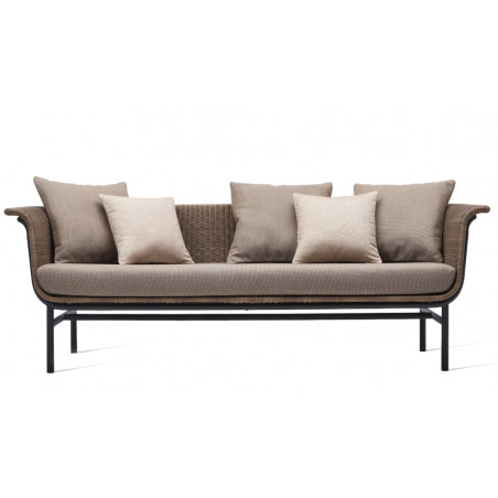Vincent Sheppard Wicked Outdoor Sofa Taupe 3 Seater