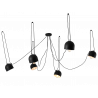 Custom Form Popo 6 Pendant Lamp Black