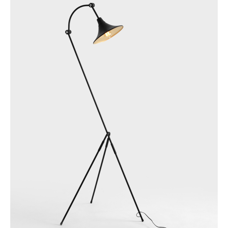 Custom Form Miller Floor Lamp Black