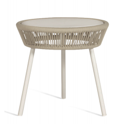 Vincent Sheppard Loop Side Table Beige White Stone
