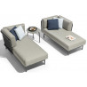 Todus Baza Set of Chaise Longue Left Right