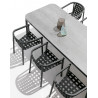 Todus Duct Outdoor Dining Table Ceramic Top 220 CM