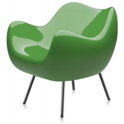 RM58 Armchair Classic Glossy Green by Vzor