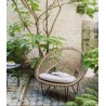 Vincent Sheppard Roy Cocoon Garden Chair Camel with Cushion