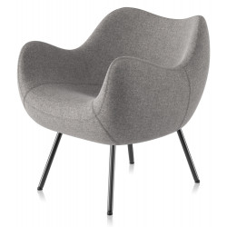 Vzor RM58 Chair Soft Upholstered in Woolen Fabric