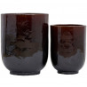 House Doctor Pho Planters Brown Set of 2
