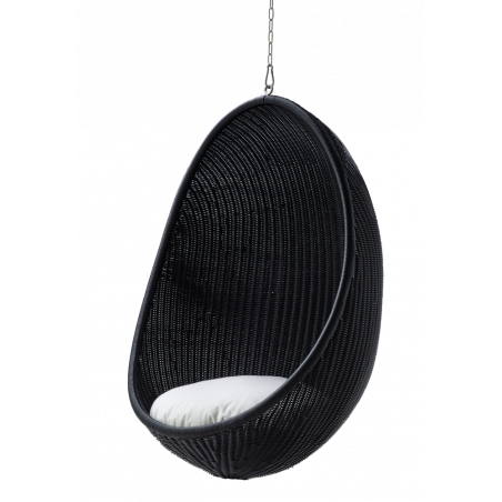Sika Hanging Egg Chair in Black