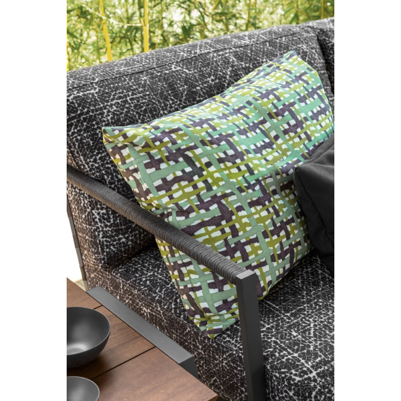 Talenti Cottage Sunbed Graphite Black Abstract