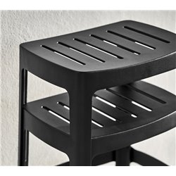 Cane-Line Cut Bar Chair in Black