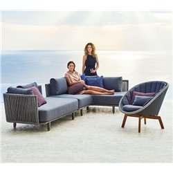 Cane Line Moments 2 Seater Sofa Right Module