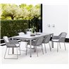 Cane-Line Breeze Outdoor Chair in White Grey