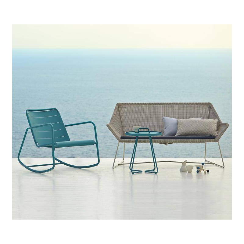 Cane-Line Breeze 2-Seater Outdoor Sofa in Light Grey