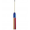 Design by Us Carnival Pendant Lamp Cobalt Red Clear Rouge