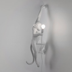 Seletti Monkey Lamp - Hanging - White