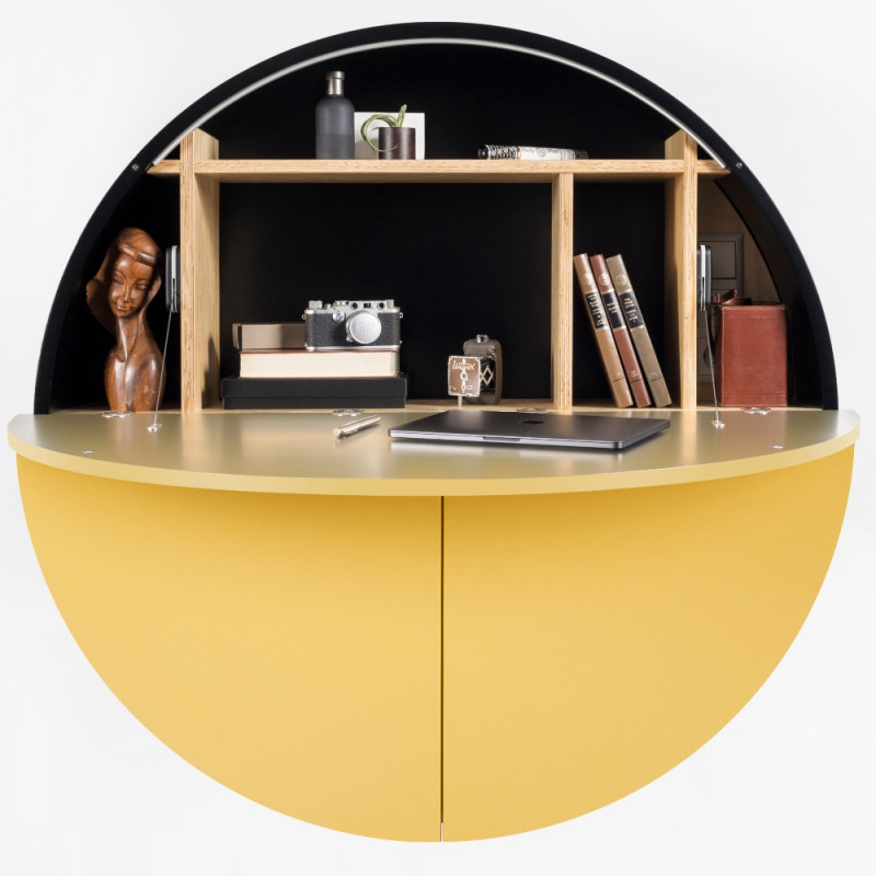 Emko Place Multi-functional Pill Cabinet Yellow Black