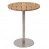 Positano Round Teak Pedestal Table - 60cm