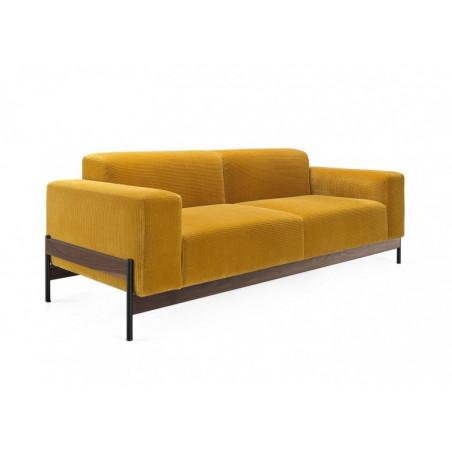 Wewood Bowie 2 Seater Sofa With Oak or Walnut Frame