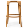 Ton Leaf Counter Stool Stained Beech