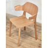 Ton Leaf Dining Armchair Stained Beech