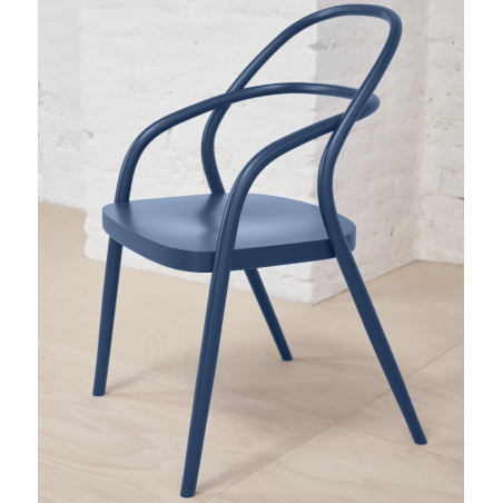 Ton Dining Chair 002 in Bent Beech Wood Pigment