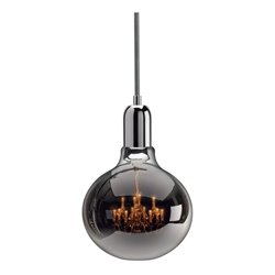 King Edison Chrome Pendant Lamp