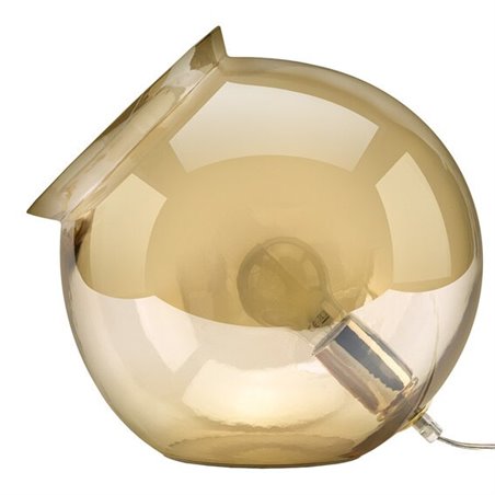 Cauldron Table Lamp - Amber Tint