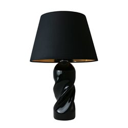 Mineheart Little Crush II Table Lamp - Black Base & Black shade