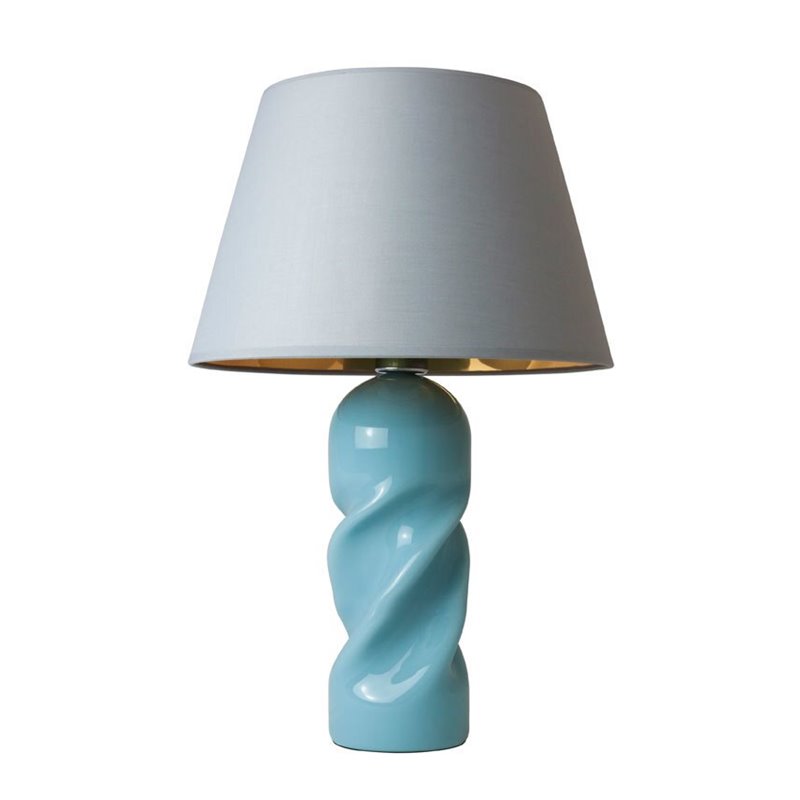 Mineheart Little Crush II Table Lamp - Sky Blue Base Grey Shade