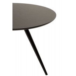 Dan-Form Eclipse Round Dining Table 120 CM Black