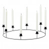 House Doctor Ring Candle Stand Black