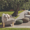 Talenti Argo Garden Lounge Chair Natural White Beige