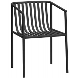 Hubsch Villa Chair |Black