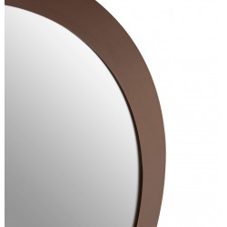 Crescent Wall Mirror Brushed Rose Gold