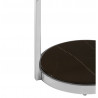 Marble 2 Tier Side Table Chrome