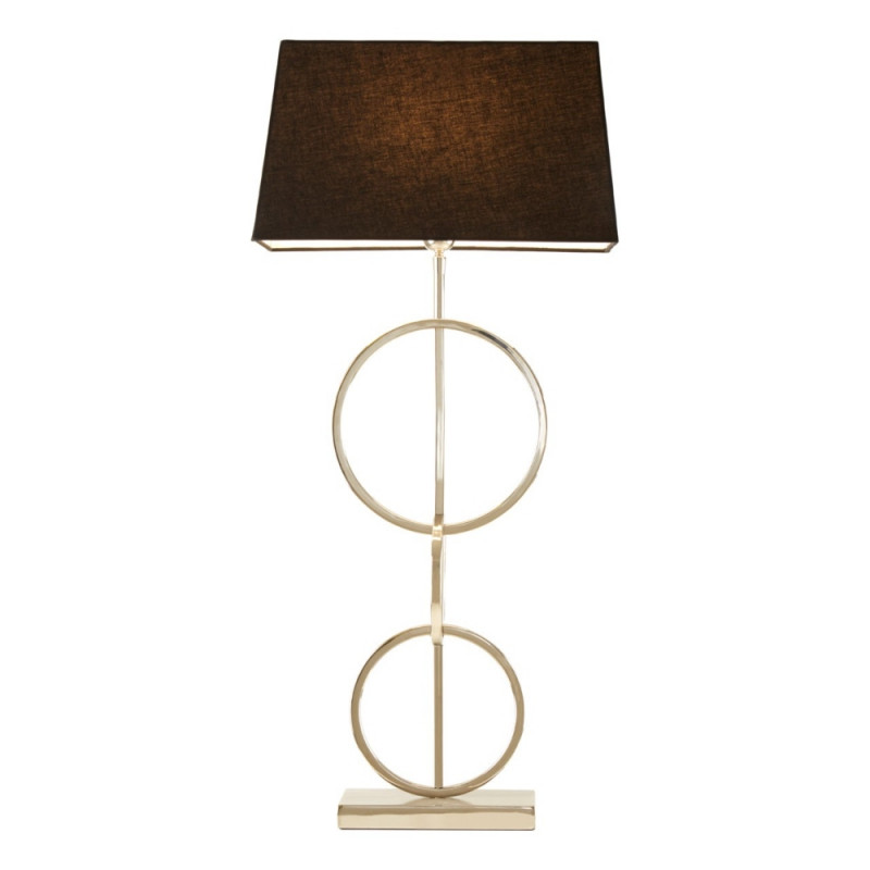 Table Lamp With Dual Rings Base