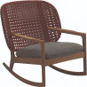 Gloster Kay Rocking Chair Low Back | Copper Wicker