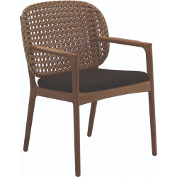 Gloster Kay Dining Chair with Arms | Harvest Wicker