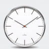 Huygens Wall Clock One 45cm Stainless Steel White Index