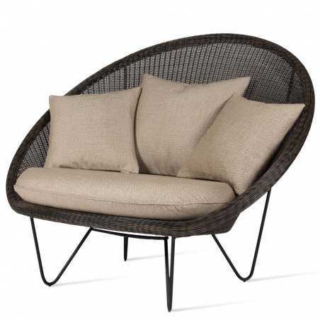 Vincent Sheppard Gipsy Lounge Chair Black Coated Legs