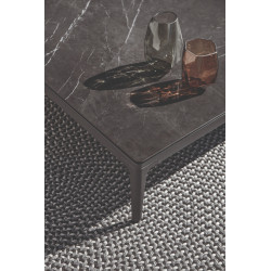 Gloster Grid Square Coffee Table | Ceramic