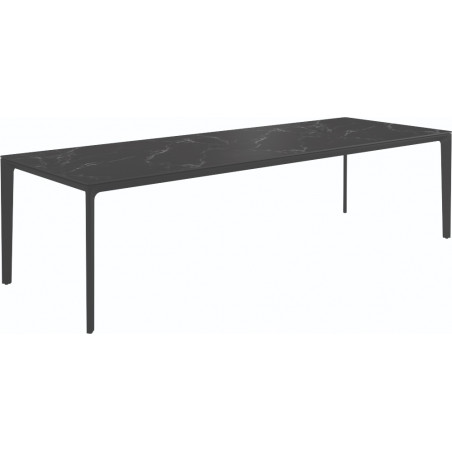Gloster Carver Outdoor Dining Table Nero Ceramic 280 CM