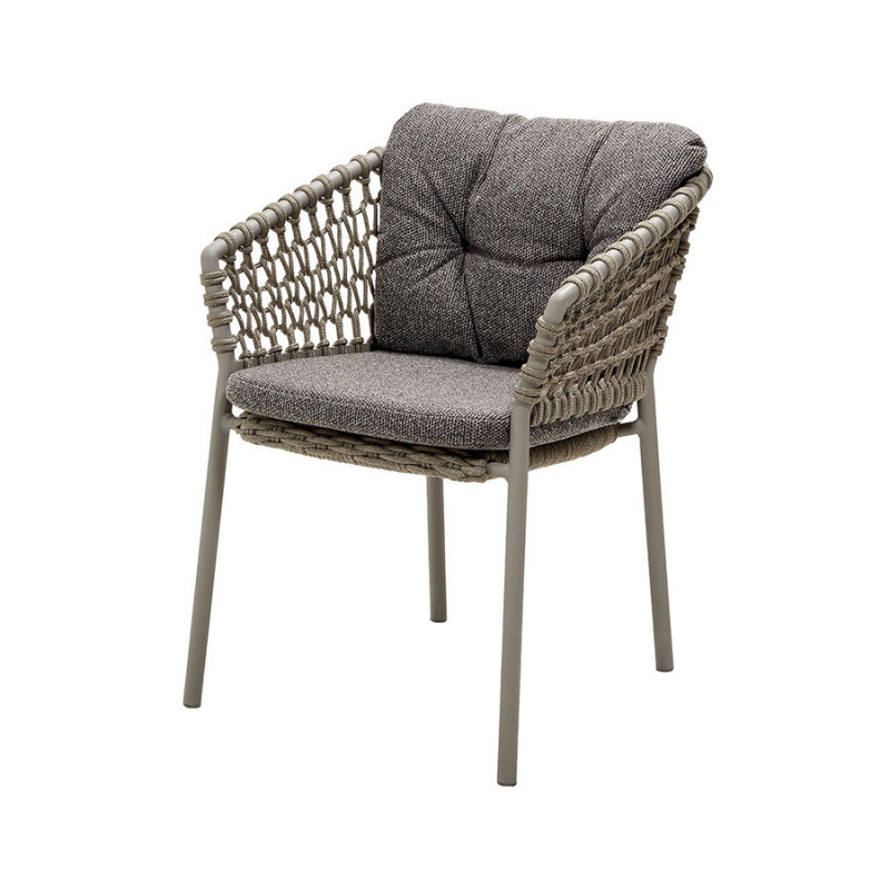 Cane-Line Ocean Soft Rope Stackable Chair - Taupe