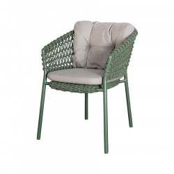 Cane-Line Ocean Soft Rope Stackable Chair - Dark Green
