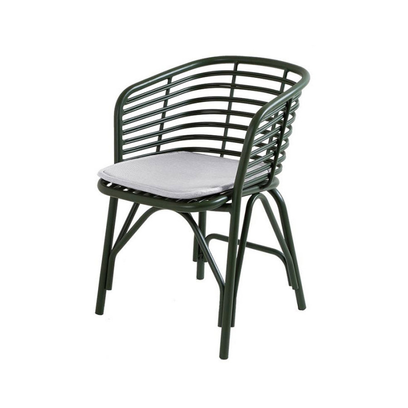Cane-Line Blend Outdoor Aluminium Armchair Dark Green