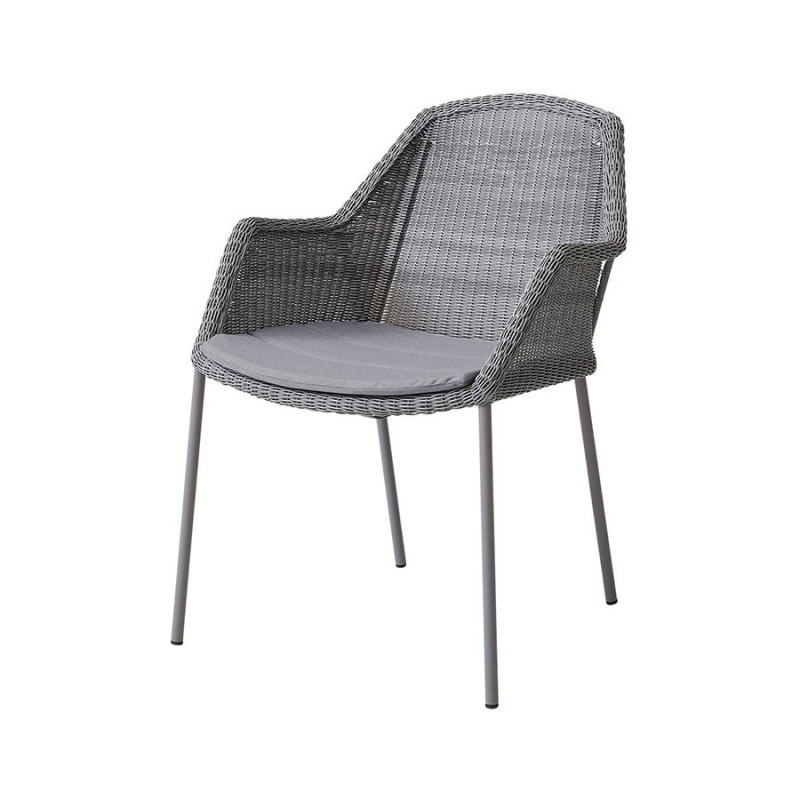 Cane-Line Breeze Stackable Weave Chair Light Grey