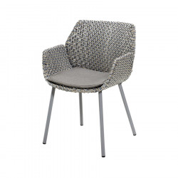 Cane-Line Vibe Weave Armchair - Light Grey |Grey/Taupe