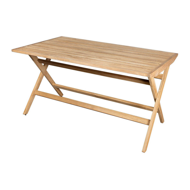 Cane-Line Flip Folding Table, Large, 80 X 140cm, Teak