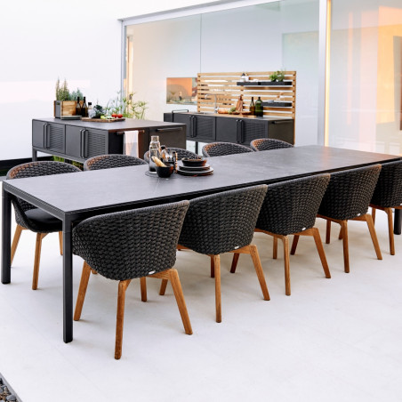 Cane-Line Drop Dining Table 200 CM With 120 Extension