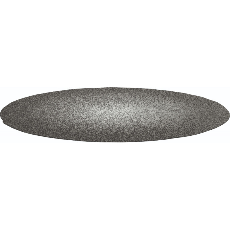 Gloster Outdoor Rug Round Graphite Ombre