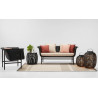 Vincent Sheppard Black Wicked 3 ST Sofa Almond Spice Bluch